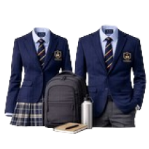College and academy uniforms manufactured in Tirupur by Ajna Clothings for students, coaching centres and institutional teams