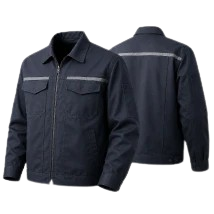 Work jackets manufactured in Tirupur by Ajna Clothings for industrial workers, maintenance teams and outdoor job roles