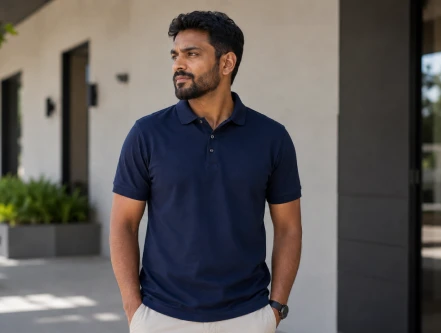 Men’s -polo-T Shirts-manufacturer Ajna clothings manufactures best polo tshirts for men
