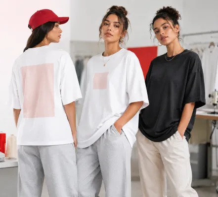 oversized-tshits-manufacturer- for mens and womens women's-oversized-tshirt-manufacturers-Ajna clothings