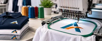 Custom-tshirt-Printing&Embroidery-in-Bangalore Machine embroidery for corporate T shirt logos