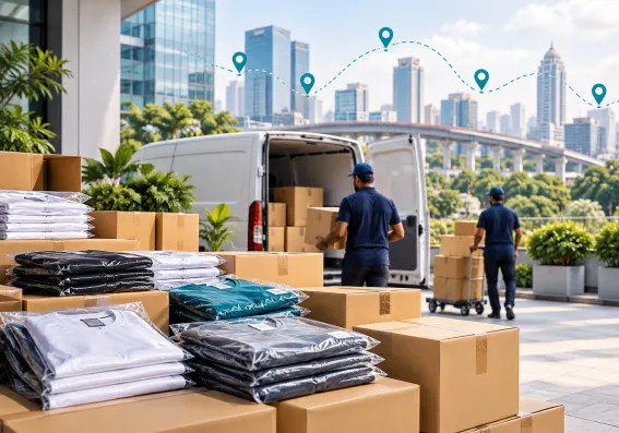 T Shirt-manufacturing&delivery-across-bangalore Tirupur factories directly to businesses across Bangalore
